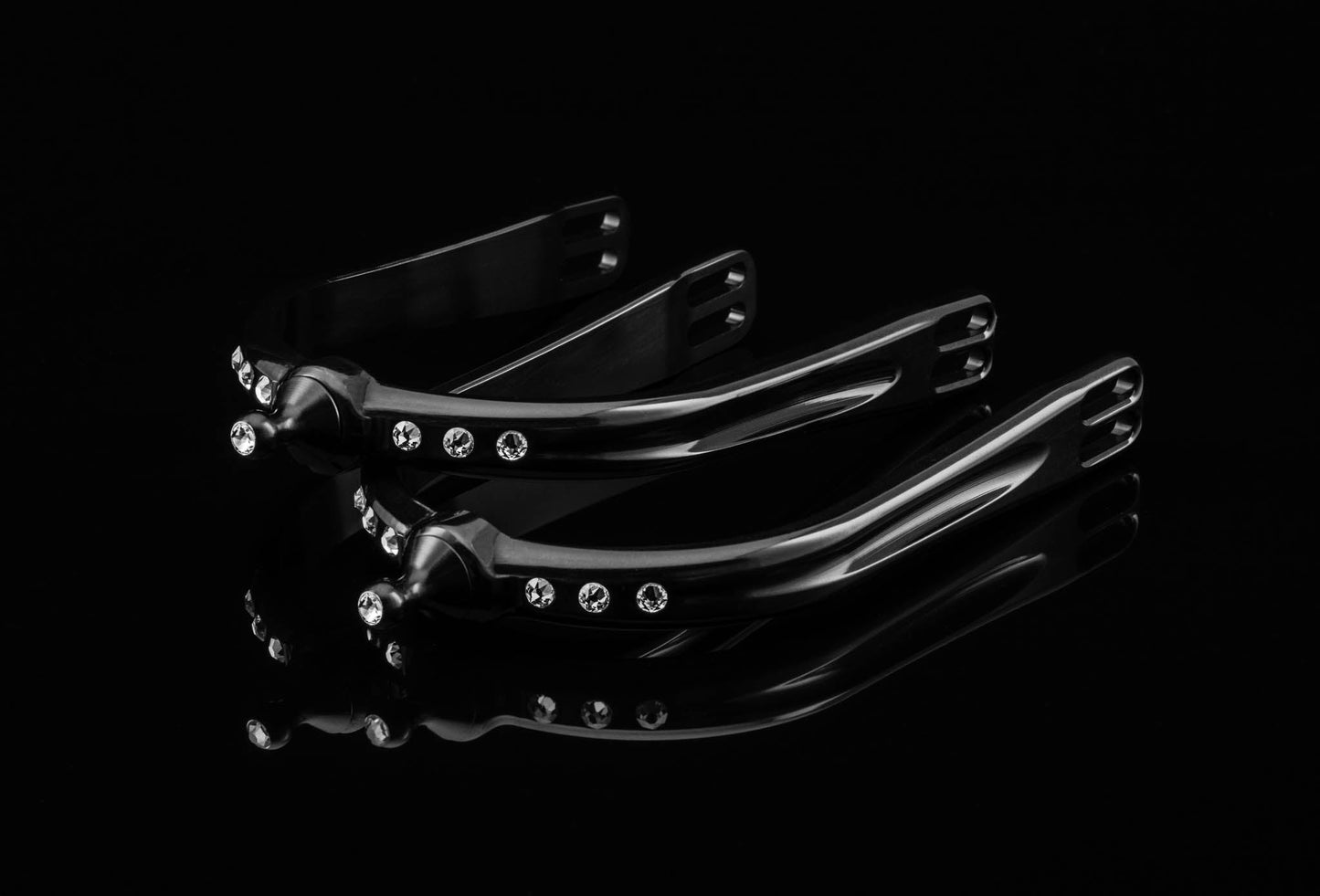 American Equus "Quik-X" Interchangeable English Spurs - Crystal Edition