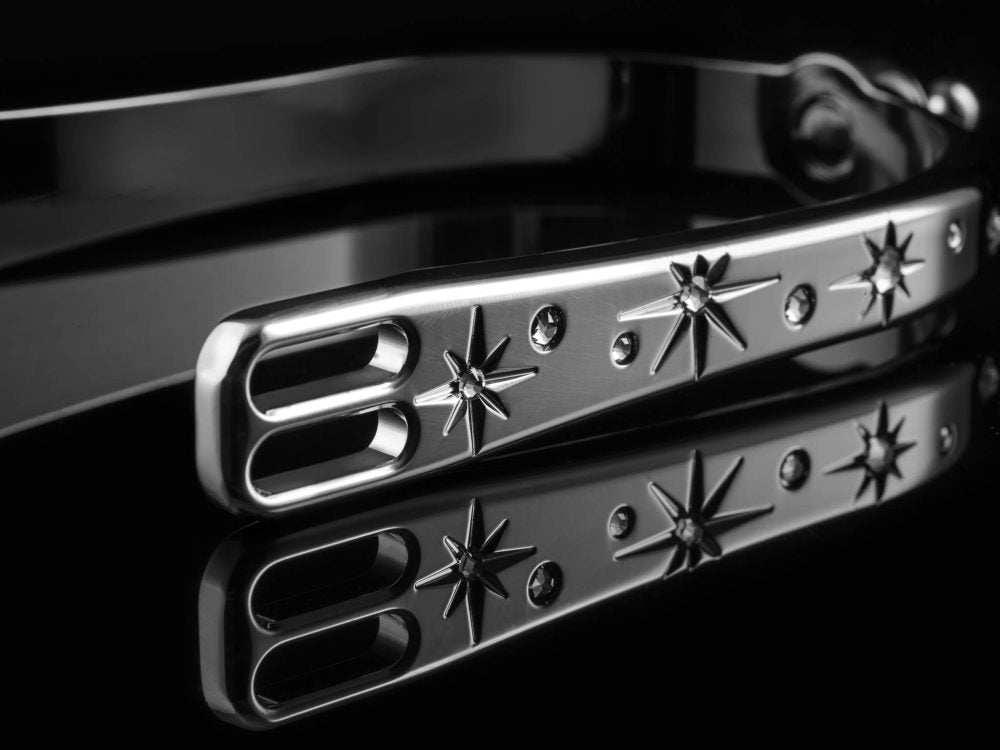 American Equus "Quik-X" Interchangeable English Spurs - Shooting Star Edition