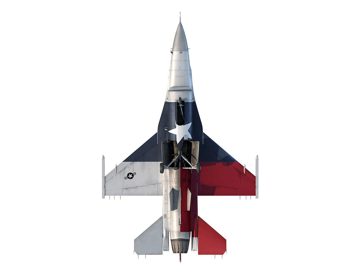 Lockheed F-16C Fighting Falcon Fighter Aircraft "301st FW 457th FS Spads 75th Anniversary" (2019) United States Air Force "Collector Series" 1/100 Diecast Model by Air Force 1