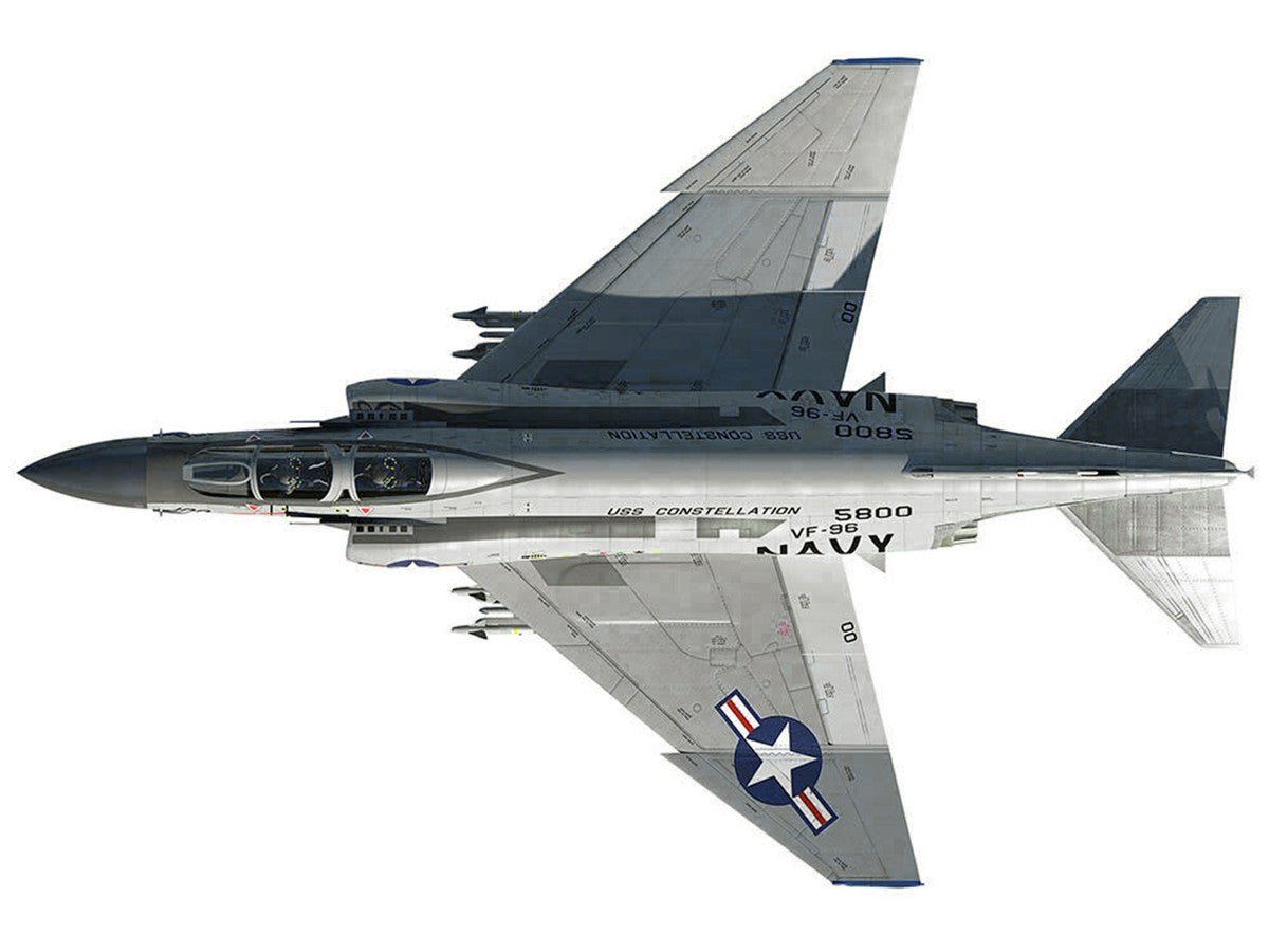 McDonnell Douglas F-4 Phantom II Aircraft "VF-96 Fighting Falcons Showtime 100 Lieutenant Randy Cunningham USS Constellation Vietnam" (1972) United States Navy "Collector Series" 1/144 Diecast Model by Air Force 1