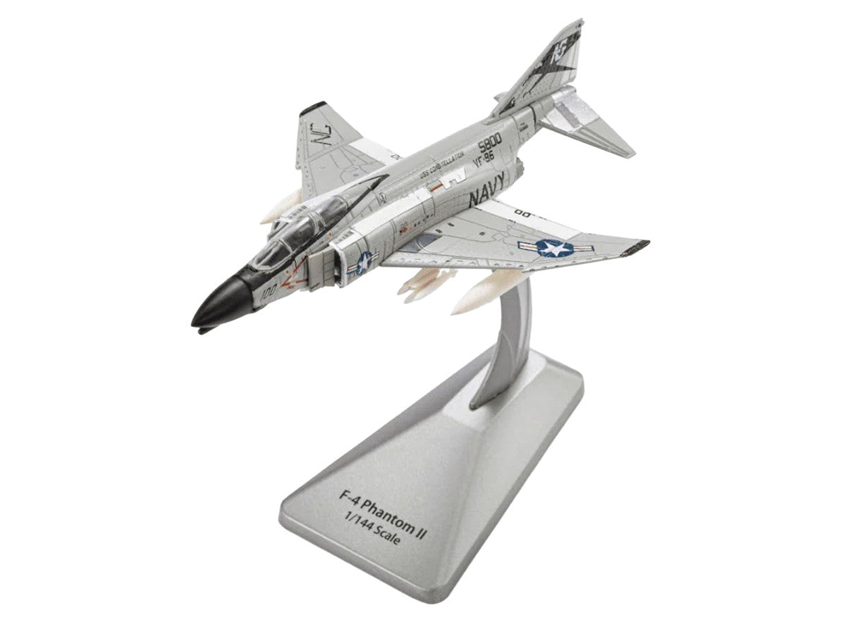 McDonnell Douglas F-4 Phantom II Aircraft "VF-96 Fighting Falcons Showtime 100 Lieutenant Randy Cunningham USS Constellation Vietnam" (1972) United States Navy "Collector Series" 1/144 Diecast Model by Air Force 1