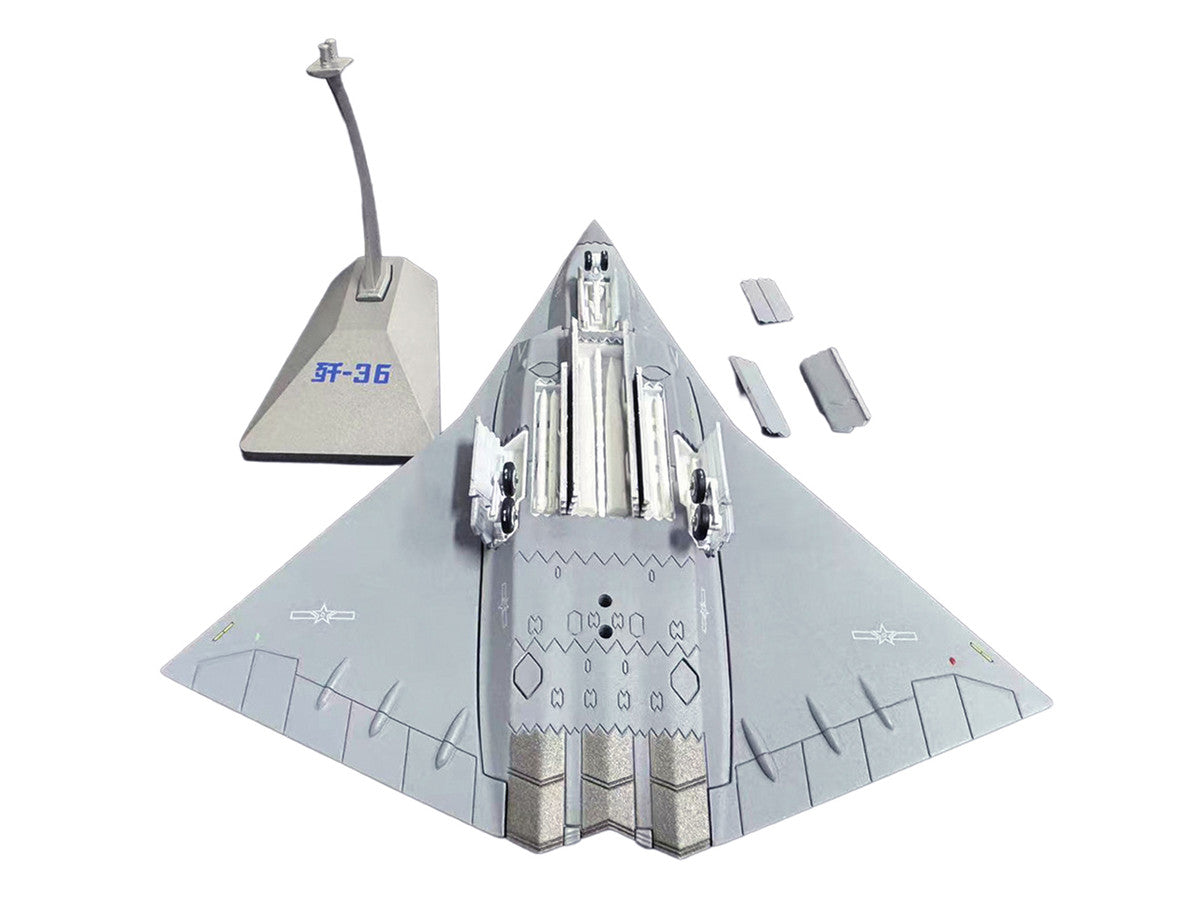 CAC J-36 Stealth Aircraft "People's Liberation Army Air Force" 1/144 Diecast Model by Air Force 1
