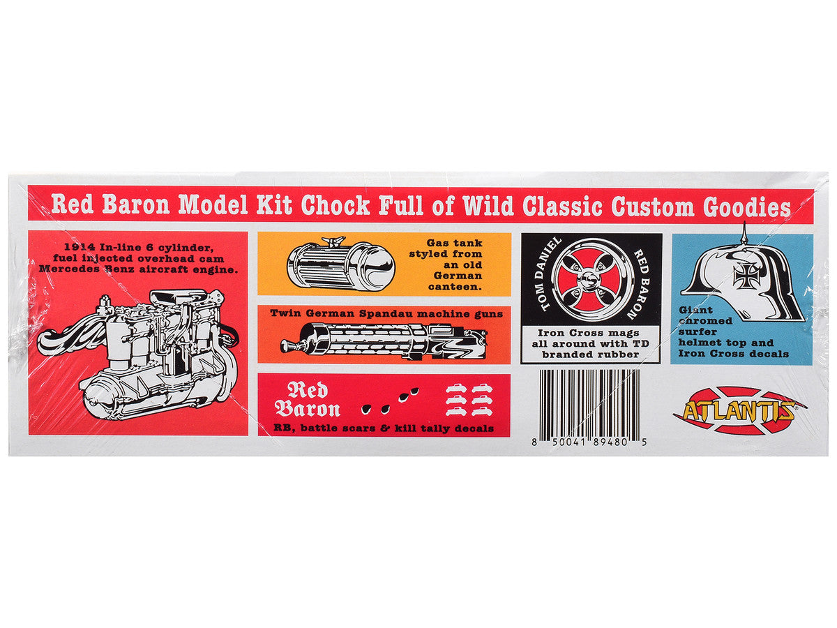 Skill 2 Model Kit Tom Daniel's Red Baron Show Rod 1/24 Scale Model by Atlantis