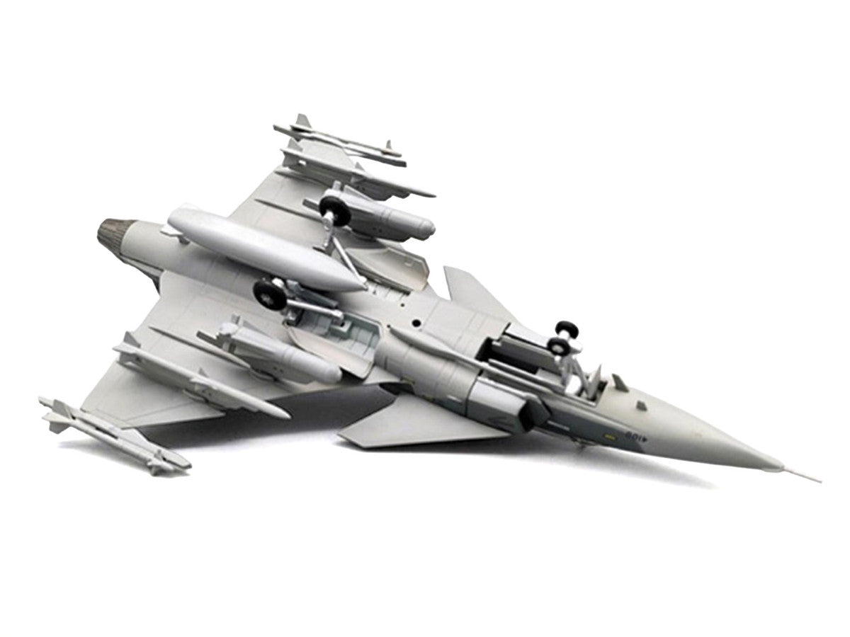 Saab JAS 39A Gripen Fighter Aircraft "131 F 7 Wing Cat’s Paw Livery Satenas Air Base" (2006) Swedish Air Force 1/72 Diecast Model Airplane by Aviation 72