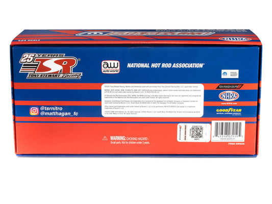 Dodge Charger NHRA Funny Car Matt Hagan "MOPAR Direct Connection" (2025) Limited Edition 1/24 Diecast Model Car by Auto World