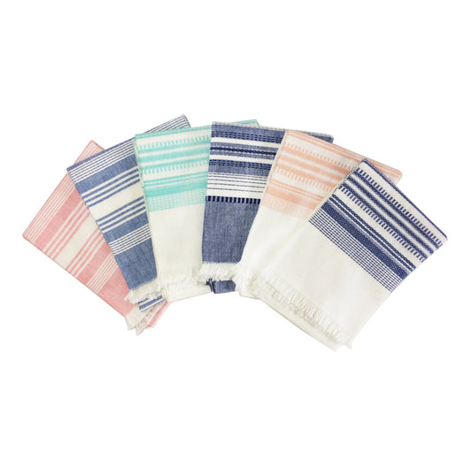 White & Blue Kitchen Towel