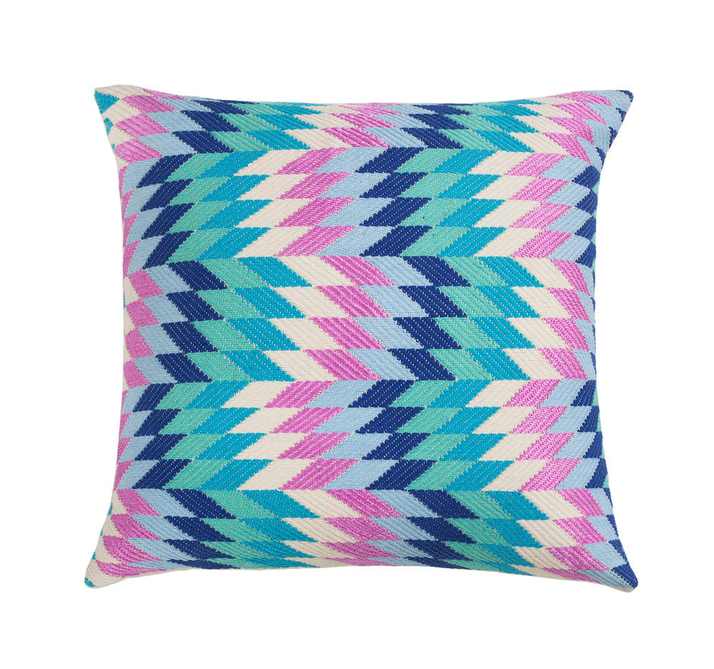 Almolonga Diamond Pillow - Blue Multi