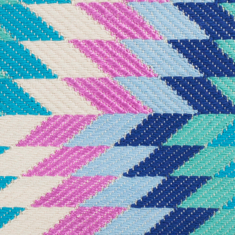 Almolonga Diamond Pillow - Blue Multi