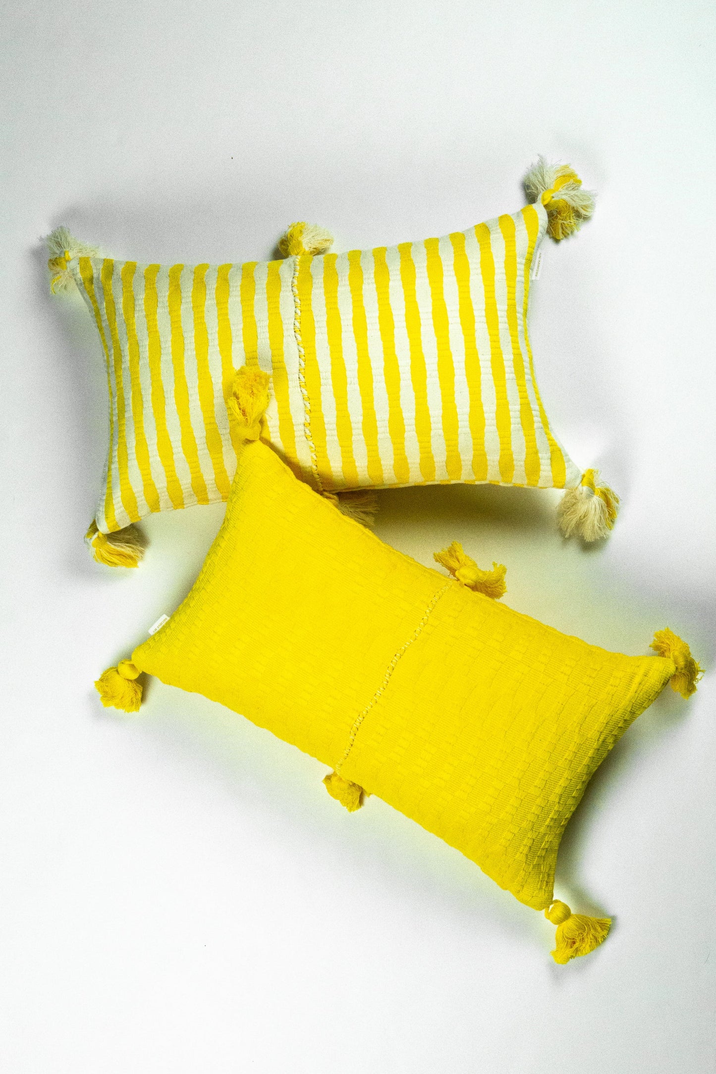 Antigua Pillow - Bright Yellow Solid
