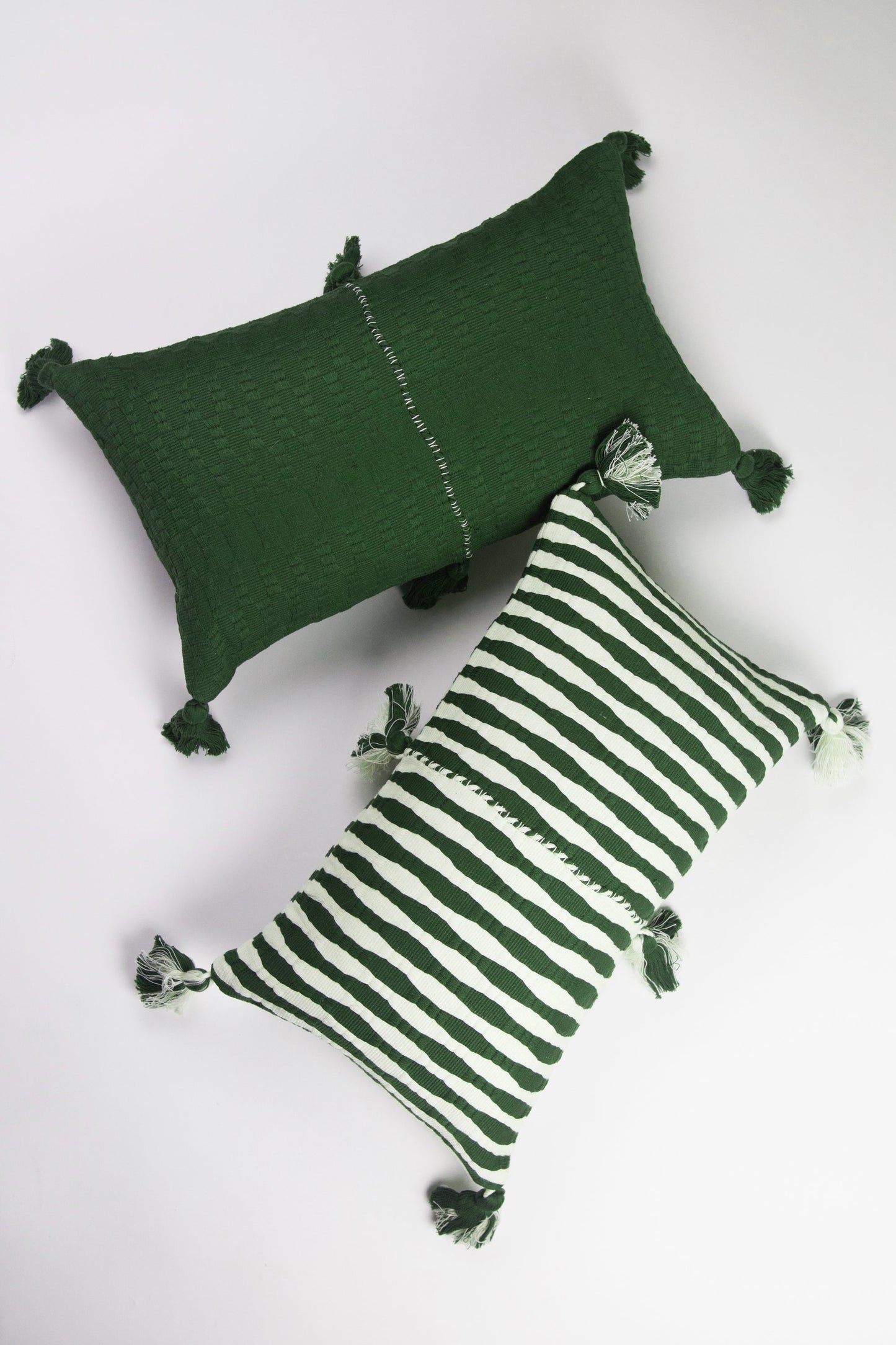 Antigua Pillow - Forest Stripe