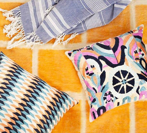 Made to Order: Almolonga 70s Dream Pillow -Creamsicle 20" x 20"
