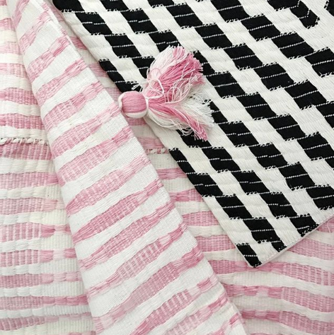 Backordered: Almolonga Zig Zag Pillow - Black and White