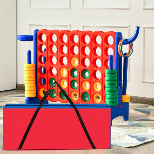 Giant 4-in-A-Row Storage Carrying Bag for Jumbo 4-to-Score Game Set Only Bag - Color: Blue