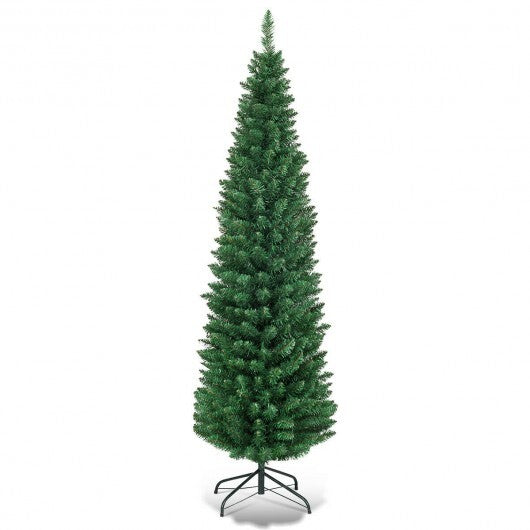 PVC Artificial Slim Pencil Christmas Tree-9 Feet