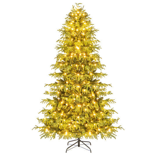 Artificial Christmas Tree with LED Lights and PVC Mixed Branch Tips-7