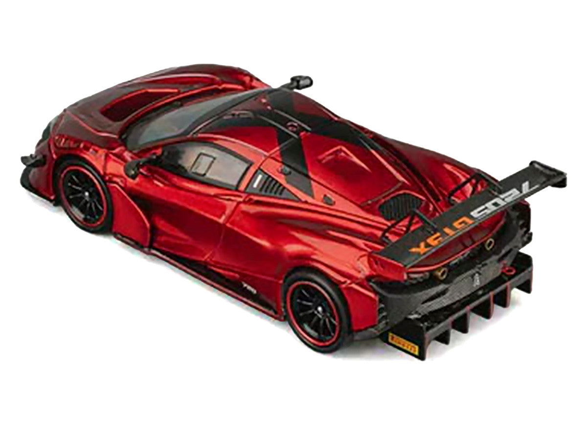McLaren 720S GT3X Red Metallic 1/64 Diecast Model Car by CM Model