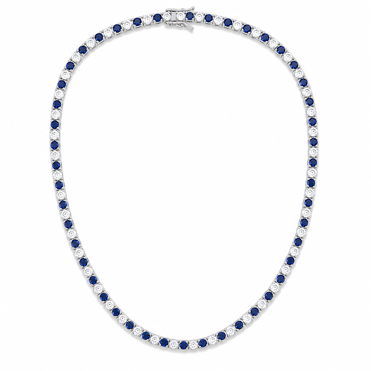 3mm CZ Tennis Bracelet – Color Stone & Clear Bezel Bracelet