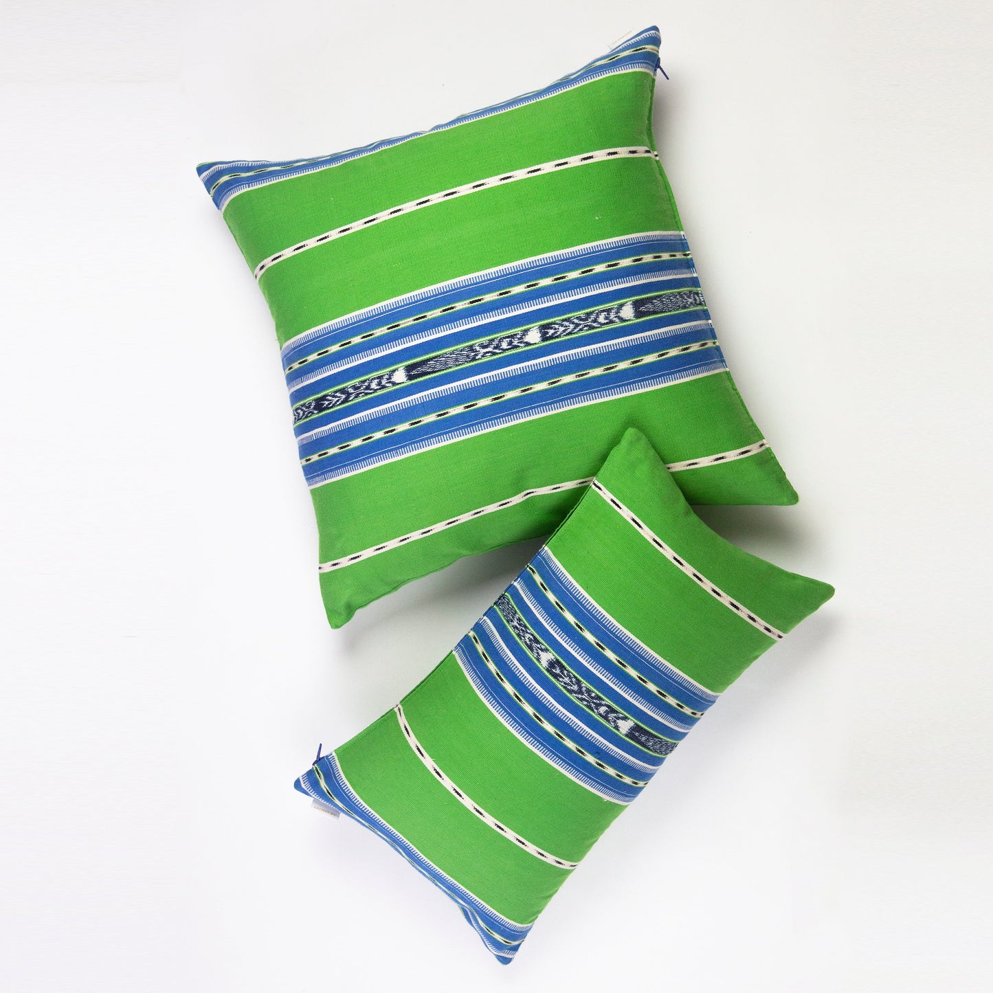 Cantel Pillow - Green & Blue