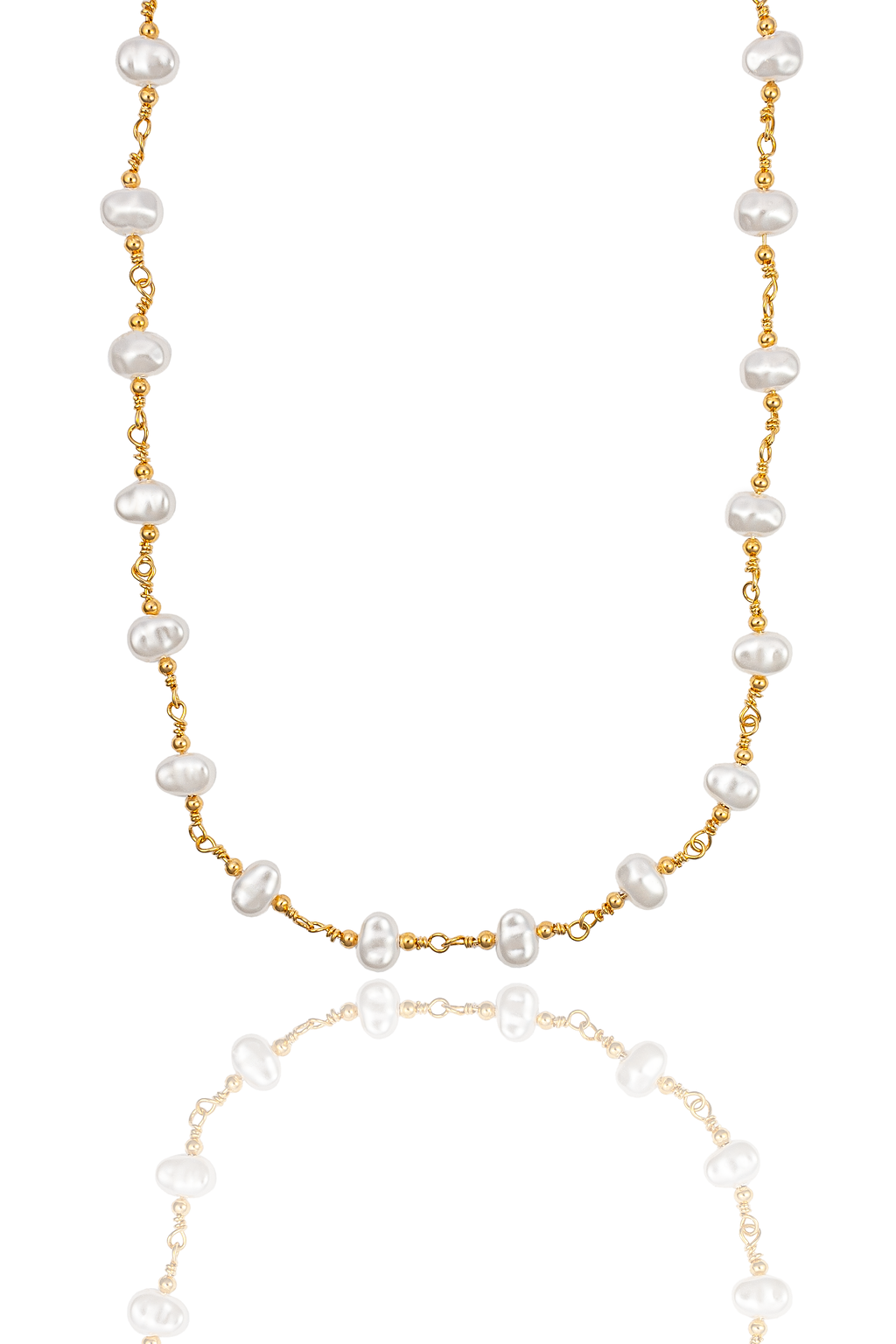 Abstract Pearl Necklace (H167)(I531)