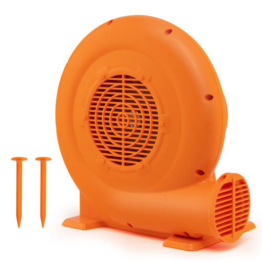 750W Air Blower (1.0HP) for Inflatables with 25 feet Wire and GFCI Plug - Color: Orange - Size: 750W