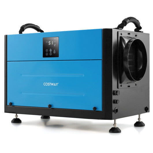 192 Pint Crawl Space Dehumidifier with 3 Modes and 24H Timer-Blue