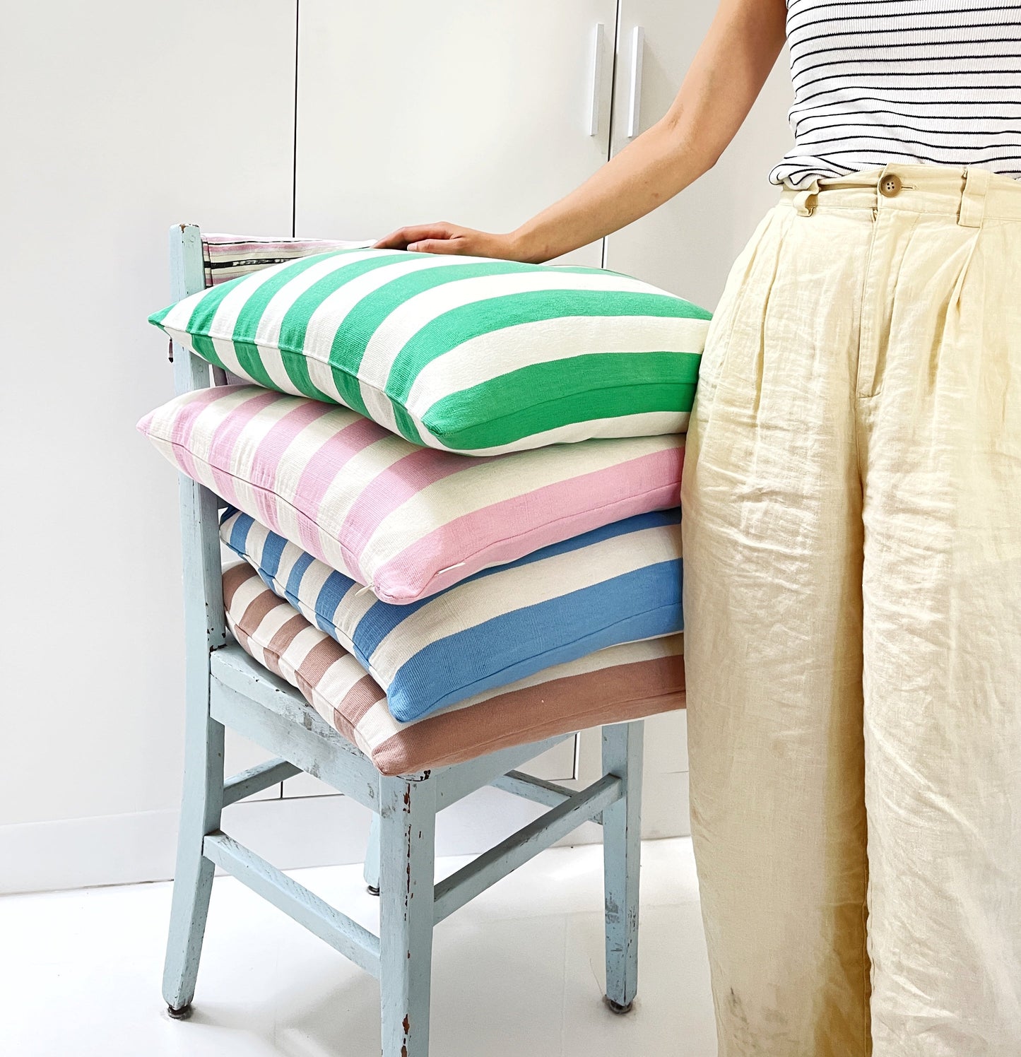 Santiago Cabana Stripe - Tan