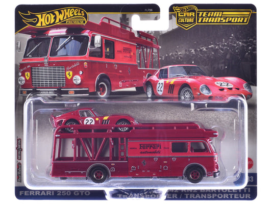 "Team Transport" 3 piece Set H 2025 "Car Culture" Series Diecast Model Cars by Hot Wheels