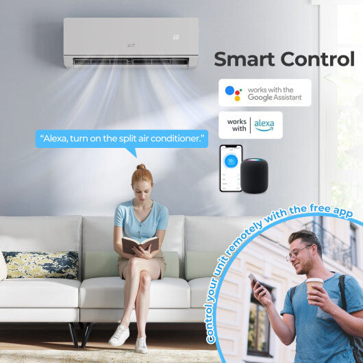 SEERXtreme Series ENERGY STAR Certified 12000 BTU 24 SEER2 115V Mini Split Heat Pump Heating at -15F