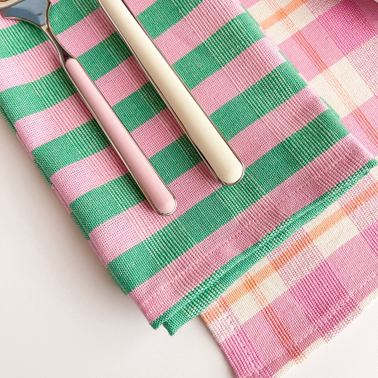 Flora Stripe Napkins
