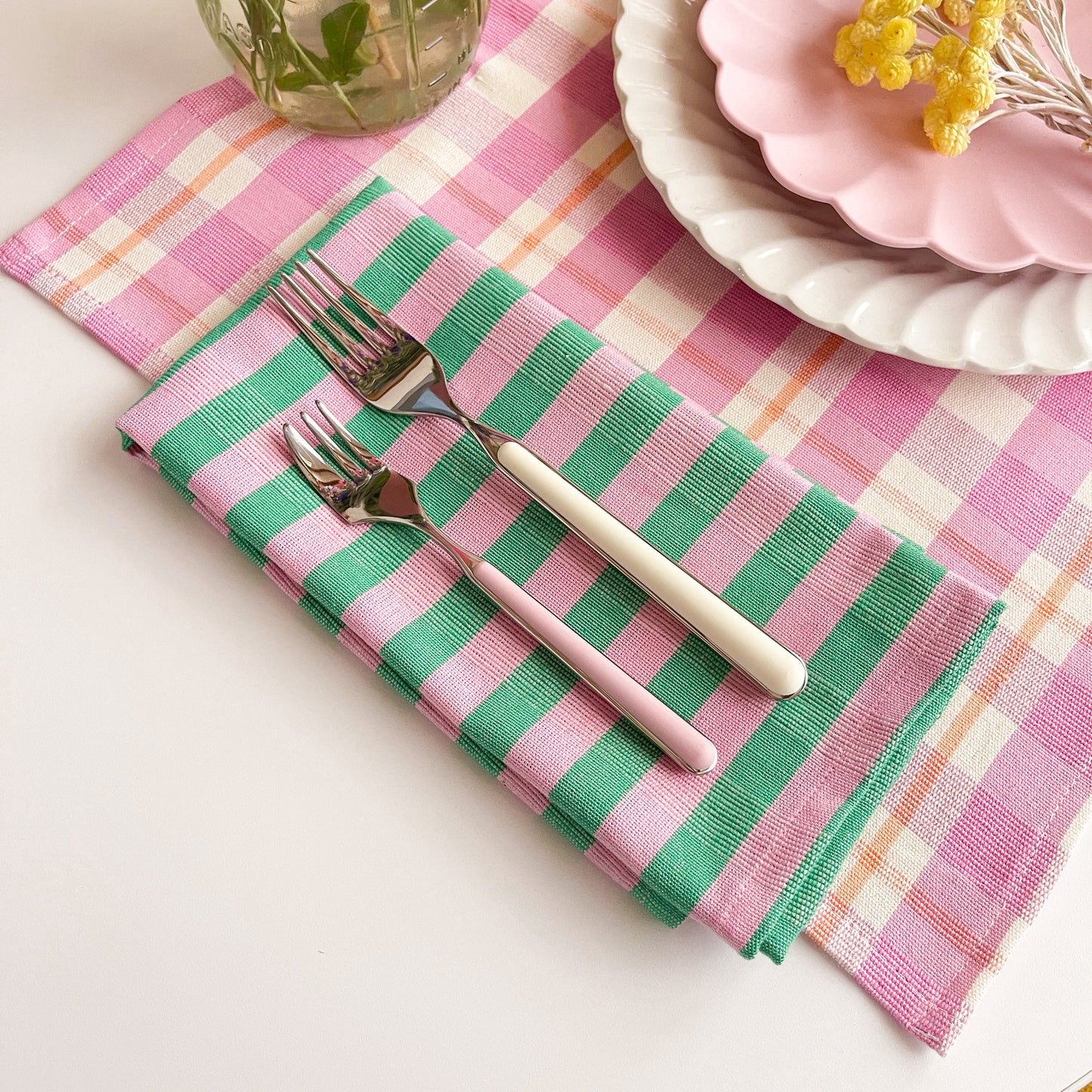 Flora Stripe Napkins