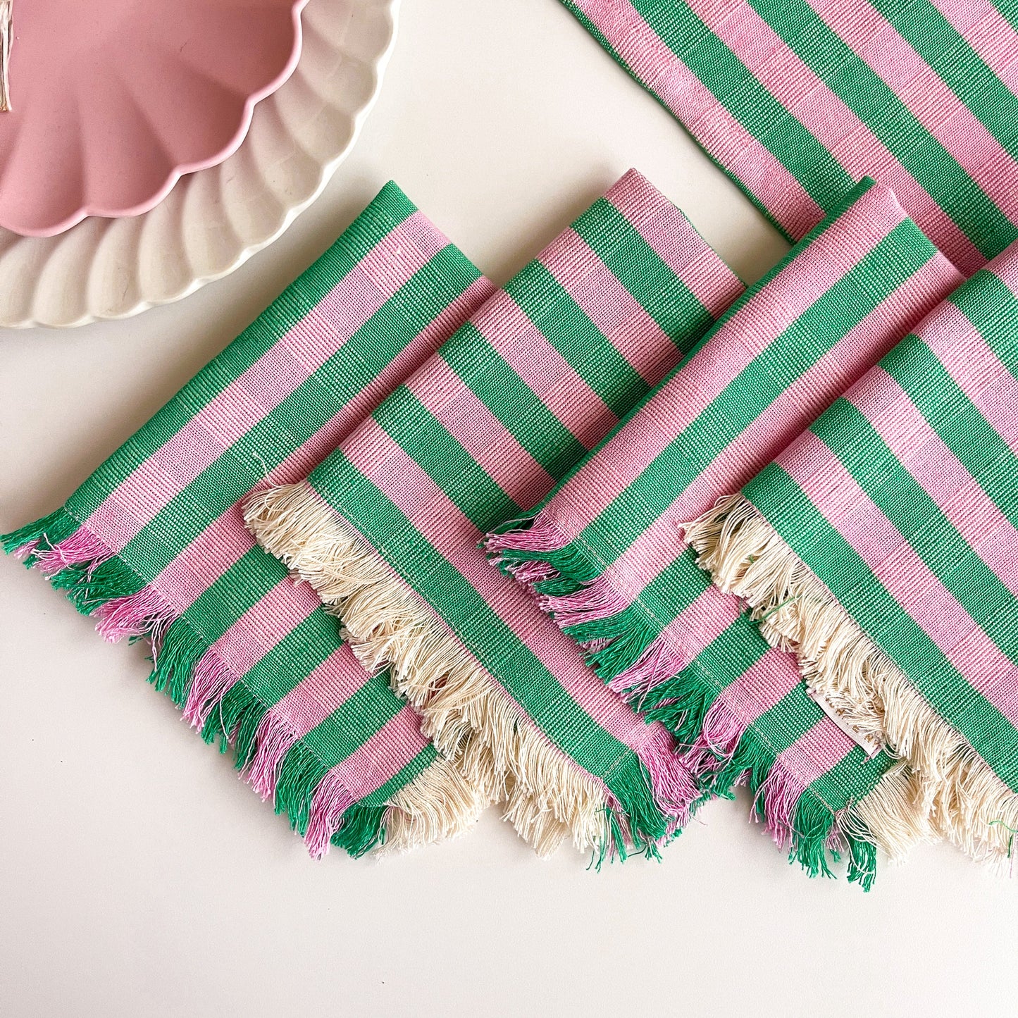 Flora Stripe Party Napkin