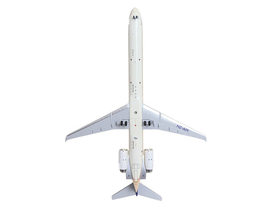 McDonnell Douglas MD-90 Commercial Aircraft "Saudia Airlines" (HZ-API) Beige with Blue Tail "Gemini 200" Series 1/200 Diecast Model by GeminiJets