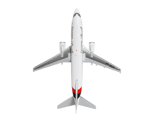 Boeing 737-300 Commercial Aircraft "Emirates Airlines" (AP-BCD) White with Striped Tail 1/400 Diecast Model by GeminiJets