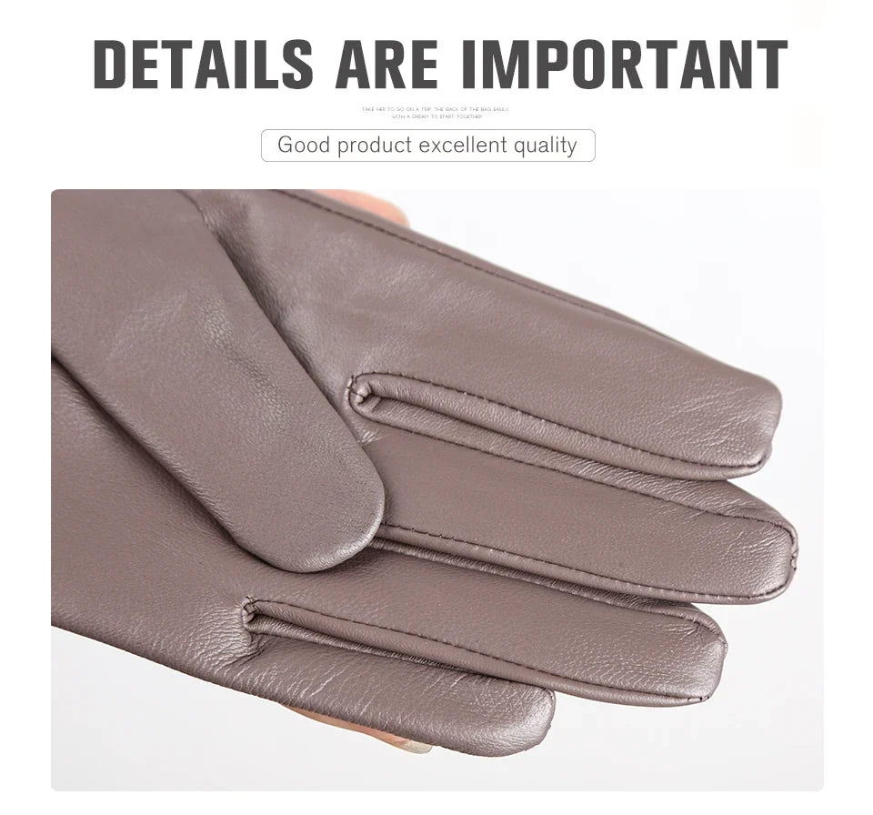 Fashion color Apparel Accessories women's leather gloves,comfortable short Women mitten,warm winter gloves women-2001