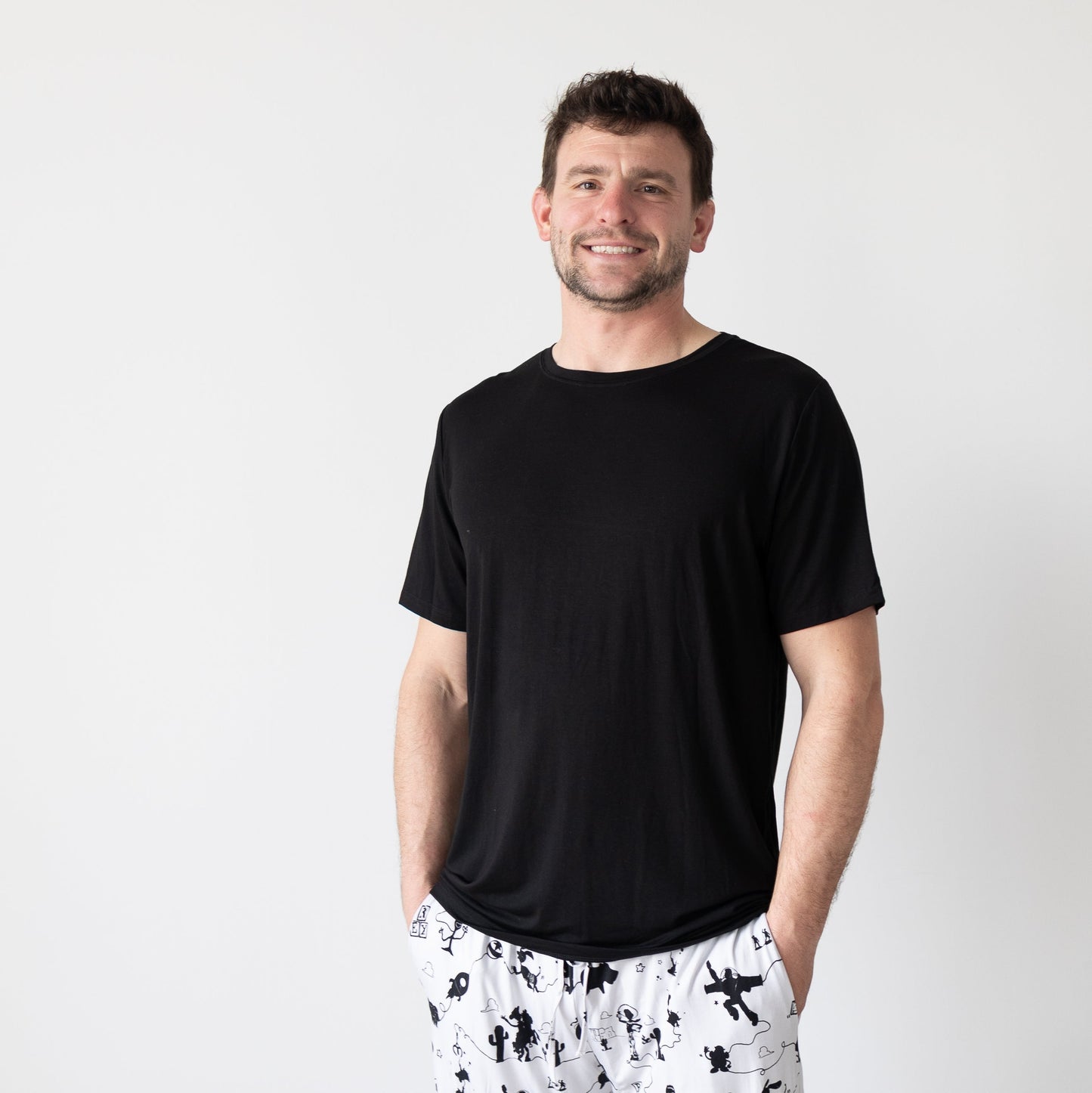 OLD SIZING- ALL Solid Black Adult TOPS ONLY