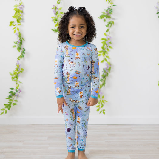Tower Tangles 2pc Long Sleeve Pajamas