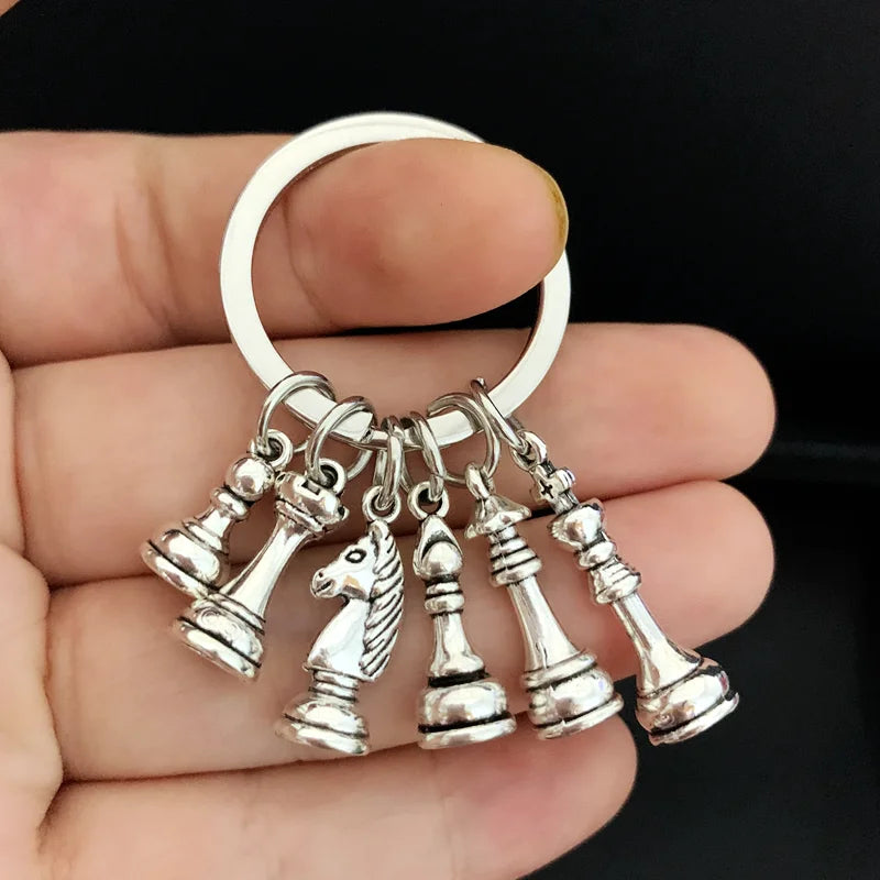 New Products/Chess and Card Pendant Keychain Alloy Pendant Keychain Entertainment Game Jewelry Discover Jewelry Gift