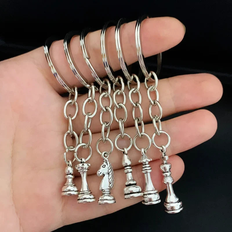 New Products/Chess and Card Pendant Keychain Alloy Pendant Keychain Entertainment Game Jewelry Discover Jewelry Gift