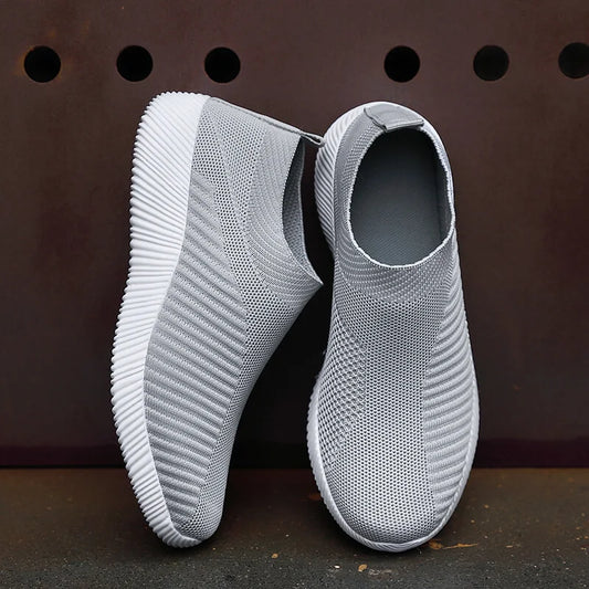 Comfortable Slip On Women Sneakers Walking Flats Size 42