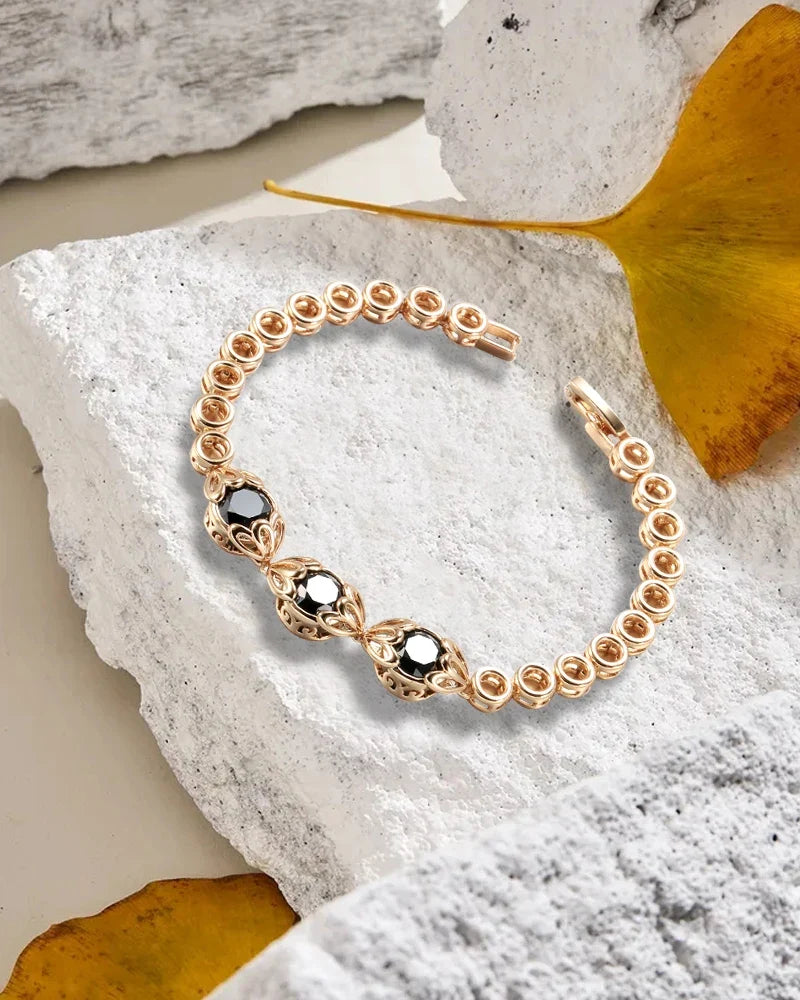 Kinel Hot Shiny Pink Natural Zircon Bride Drop Earrings for Women Fashion 585 Rose Gold Color High Quality Daily Fine Jewelry