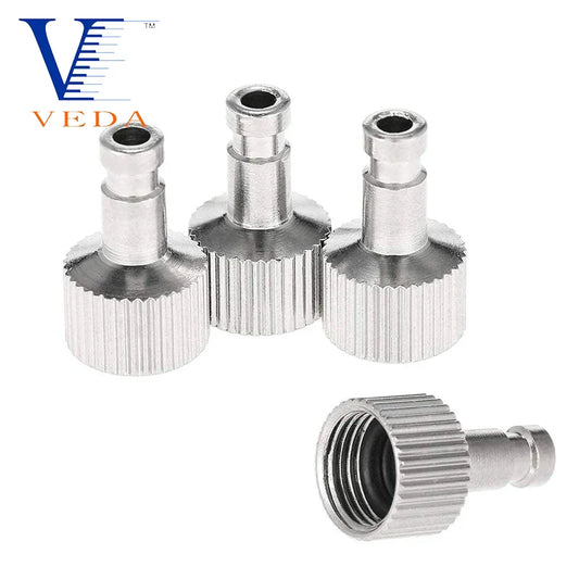 1/2/5Pcs Airbrush Quick Release Plug Coupling Disconnect Coupler Release Adapters with 1/8"Male Fitting Airbrush Accessories