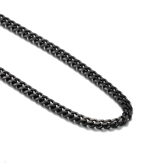 New Fashion Popular Black Necklace Men And Women Hip-Hop Dark Style Classic Jewelry