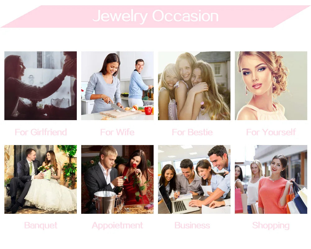 Heart Necklaces For Women Stainless Steel Gold Plated Chain Zircon Heart Pendant Choker Necklace Wedding Boho Jewelry Gift Femme