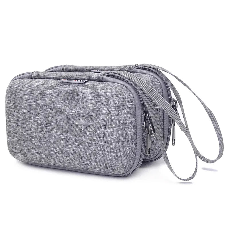 Hard Travel Electronic Organizer Case for Power Adapter Chargers Cables Power Bank USB Flash Disk SD Card Portable Accessories