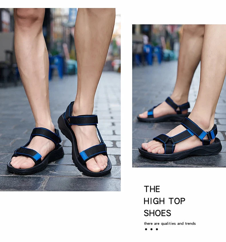 2026 New Men Sandals Non-slip Summer Flip Flops High Quality Outdoor Beach Slippers Casual Shoes Cheap Men's shoes Water Shoes