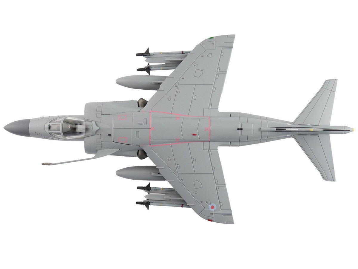 British Aerospace Sea Harrier FA.2 Aircraft with Sea Eagle Missiles "ZH796" (2018) British Royal Navy "Air Power Series" 1/72 Diecast Model by Hobby Master