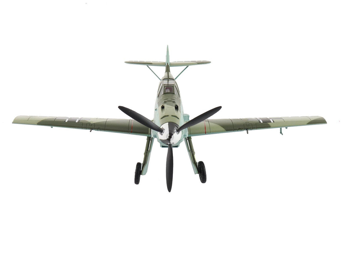 Messerschmitt BF 109E-4 Fighter Aircraft "Franz von Werra II/JG-3" (1940) German Luftwaffe "Air Power Series" 1/48 Diecast Model by Hobby Master