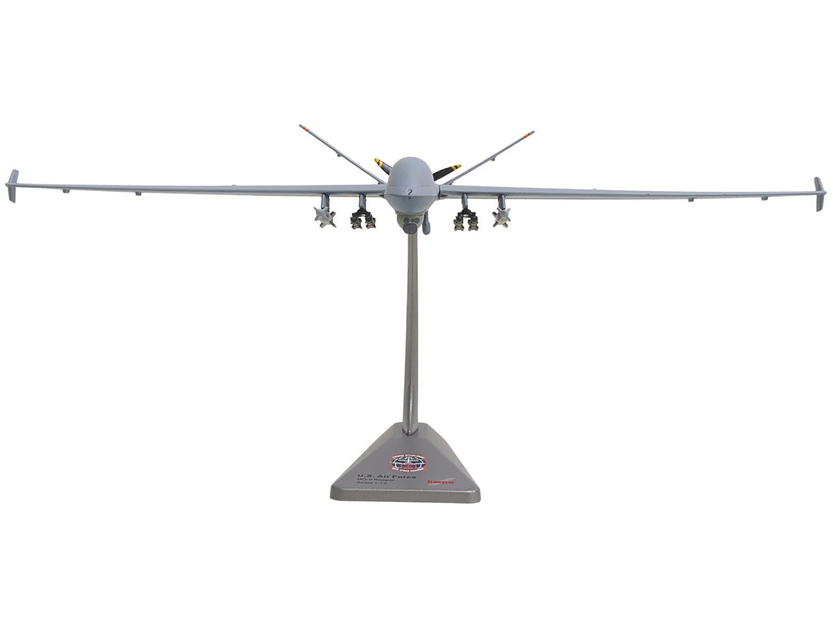 General Atomics MQ-9A Reaper Block 5 UAV "New York Air National Guard 108th Attack Squadron Hancock Field Air National Guard Base" United States Air Force "Military" Series 1/72 Diecast Model by Herpa