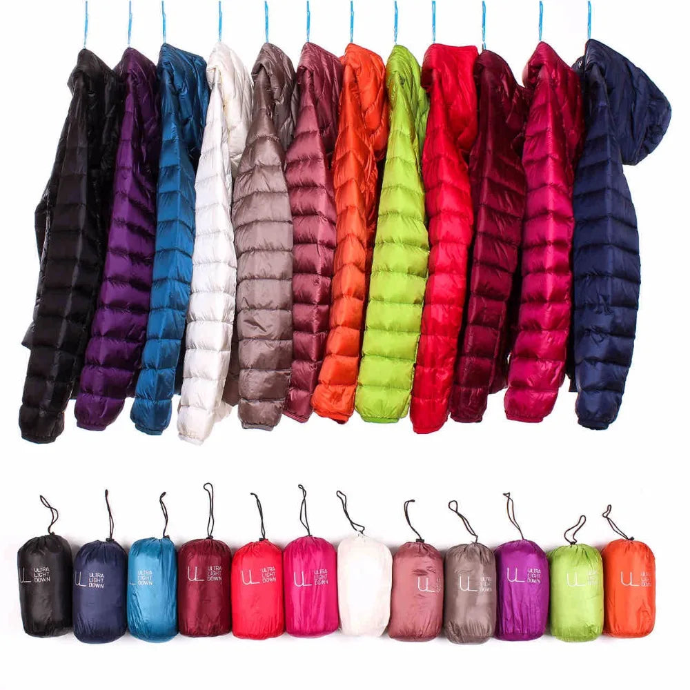 NewBang Brand Women's Down Jackets 90% Ultra Light Duck Down Women Lightweight Coat Hooded Female Windbreaker Parka Plus Coats