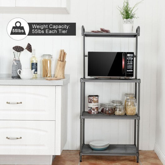4-Tier Baker's Rack Stand Shelves Kitchen Storage Rack Organizer